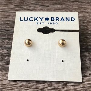 Gold stud earrings - Lucky Brand